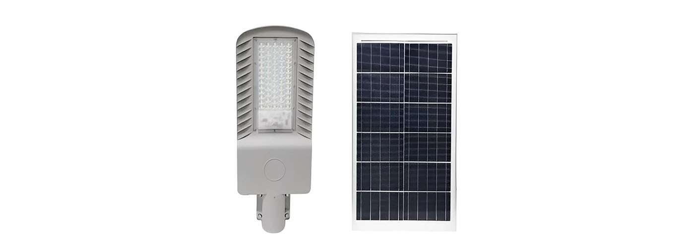 Ryan-375 Solar Street Light - Side View
